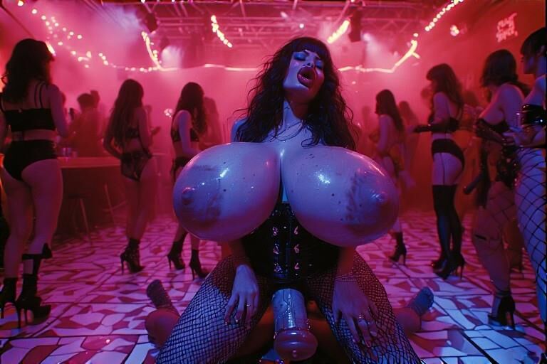 Foda -se a noite toda na pista de dança