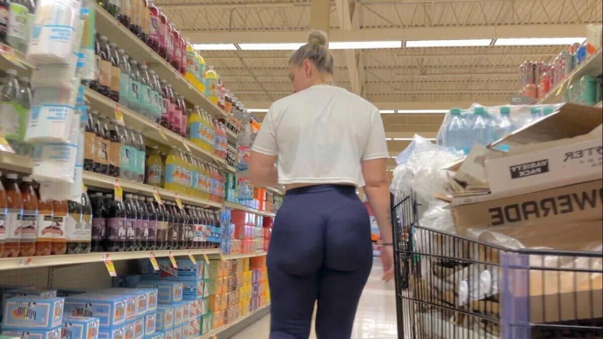 Candid Wedgie Blonde Hot