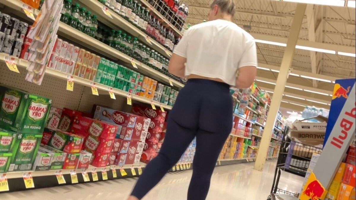 Candid Wedgie Blonde Hot