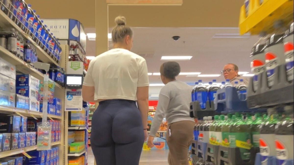 Candid Wedgie Blonde Hot