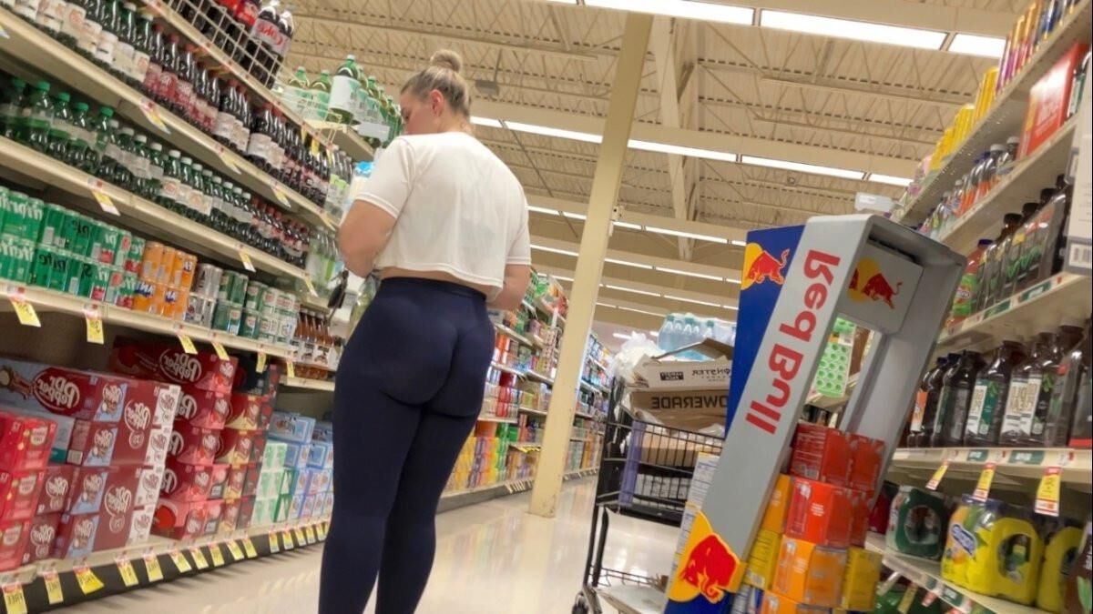 Candid Wedgie Blonde Hot