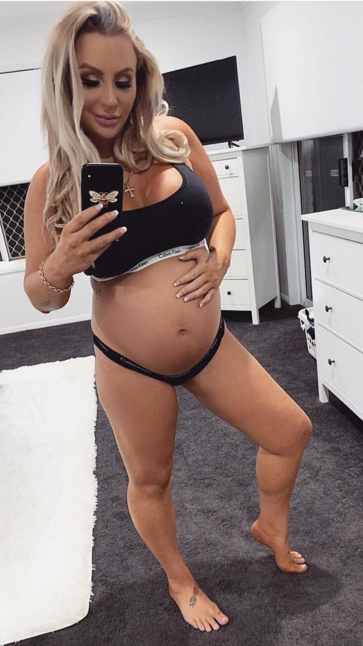 Blonde Pregnant Perfection Motherload