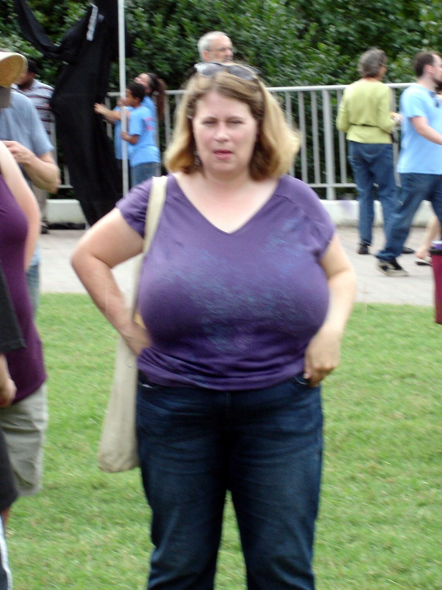 Candid Big Breasts #