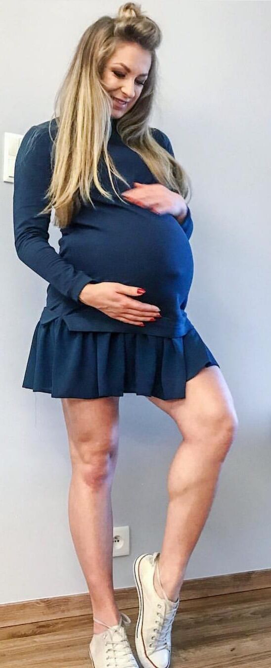 Blonde Pregnant Perfection Motherload