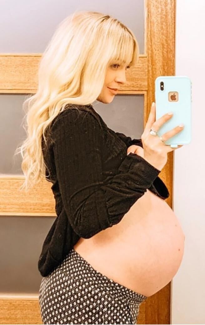 Blonde Pregnant Perfection Motherload