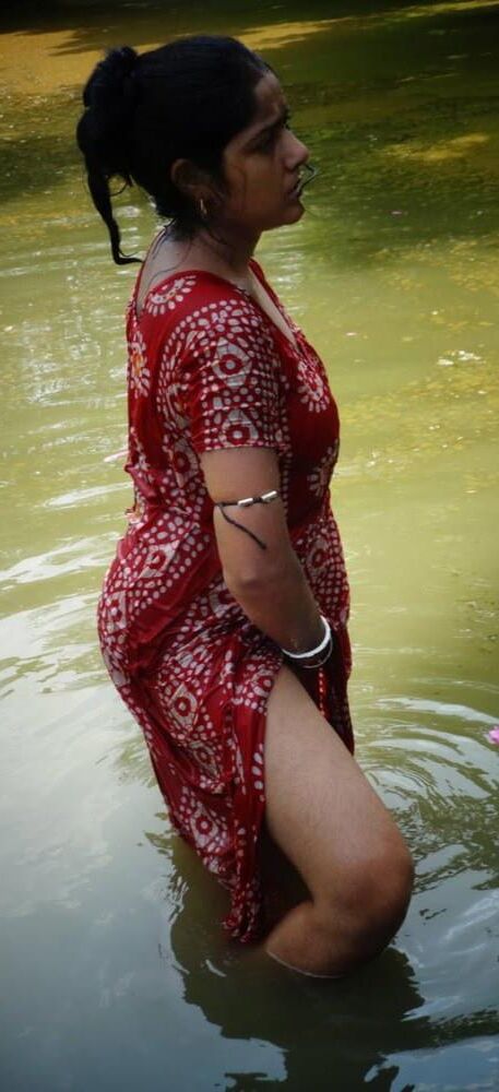 Vollbusige haarige Desi Frau