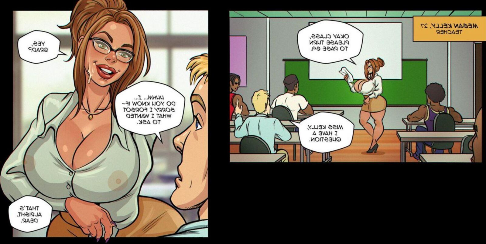 Arbeitende Damen Kenny Comix