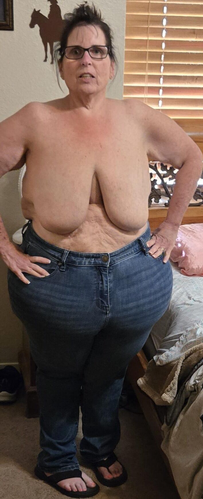 BBW Большие провисшие сиськи