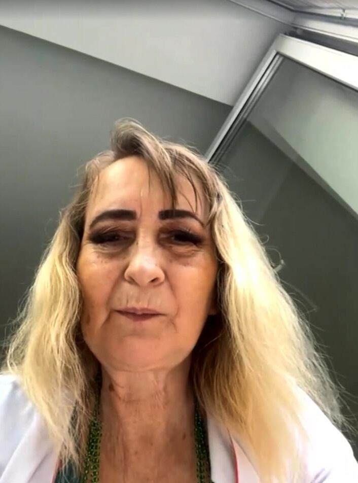 sexy hot granny at work