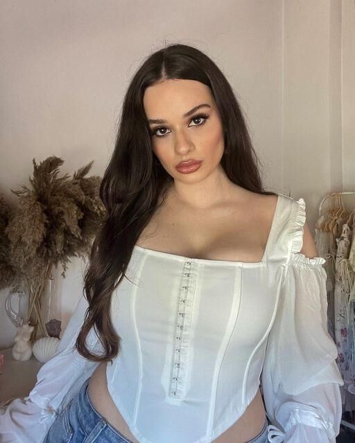 Angelica Italian Beauty Curvy Plus Size Model Mixed Hot Photos