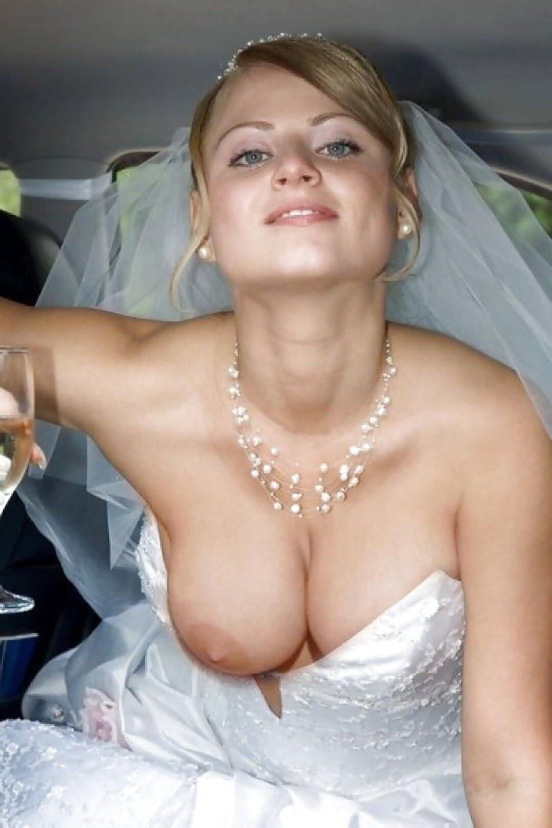 Milfs and wives one tit out and nipple slip