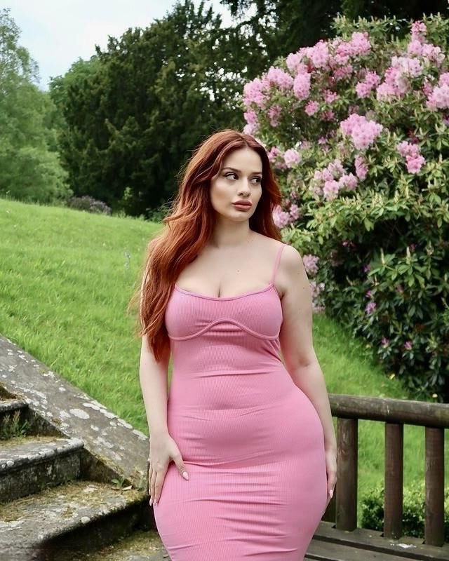 Angelica Italian Beauty Curvy Plus Size Model Mixed Hot Photos