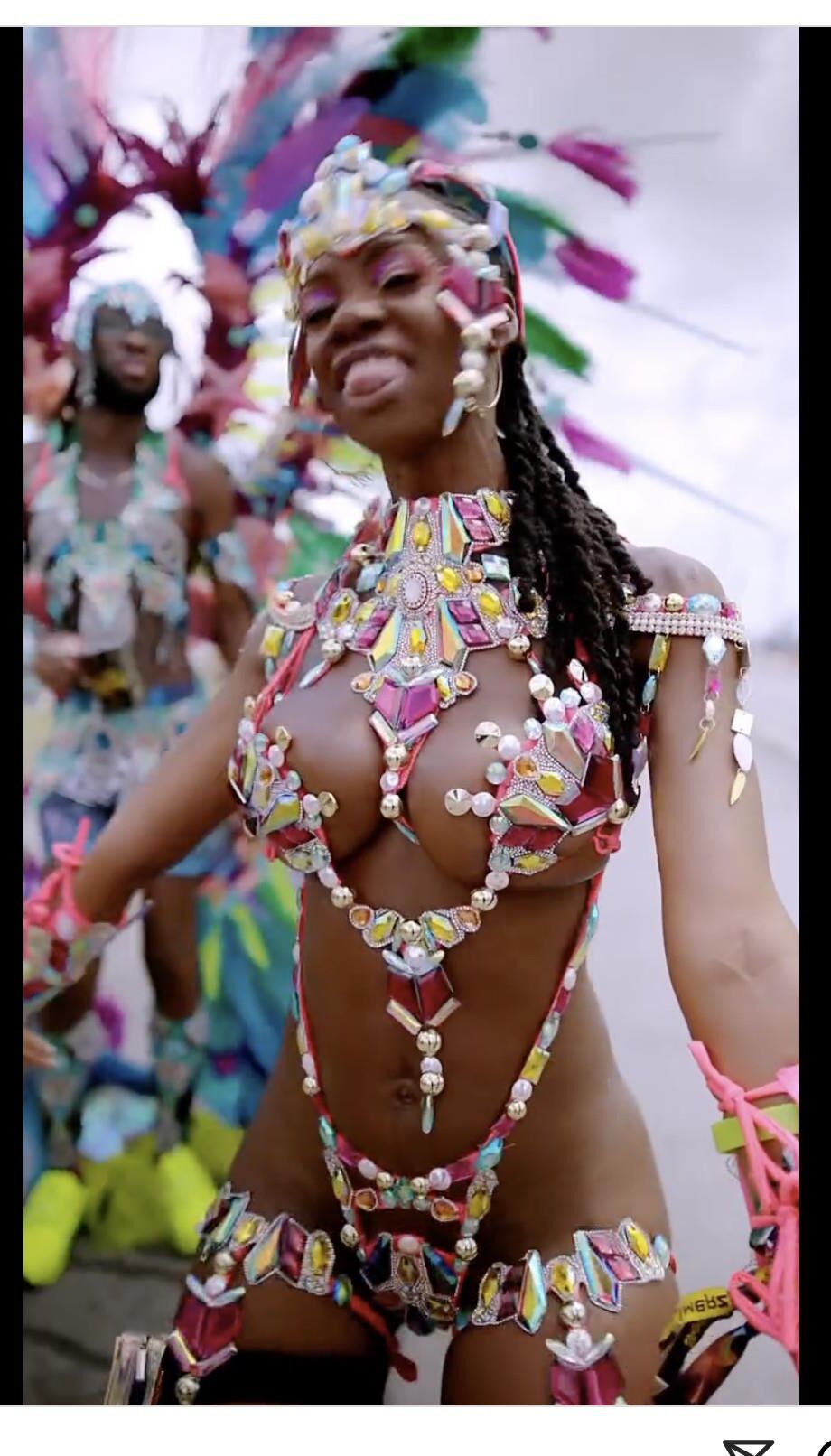 Большая сиська Bajan Girl