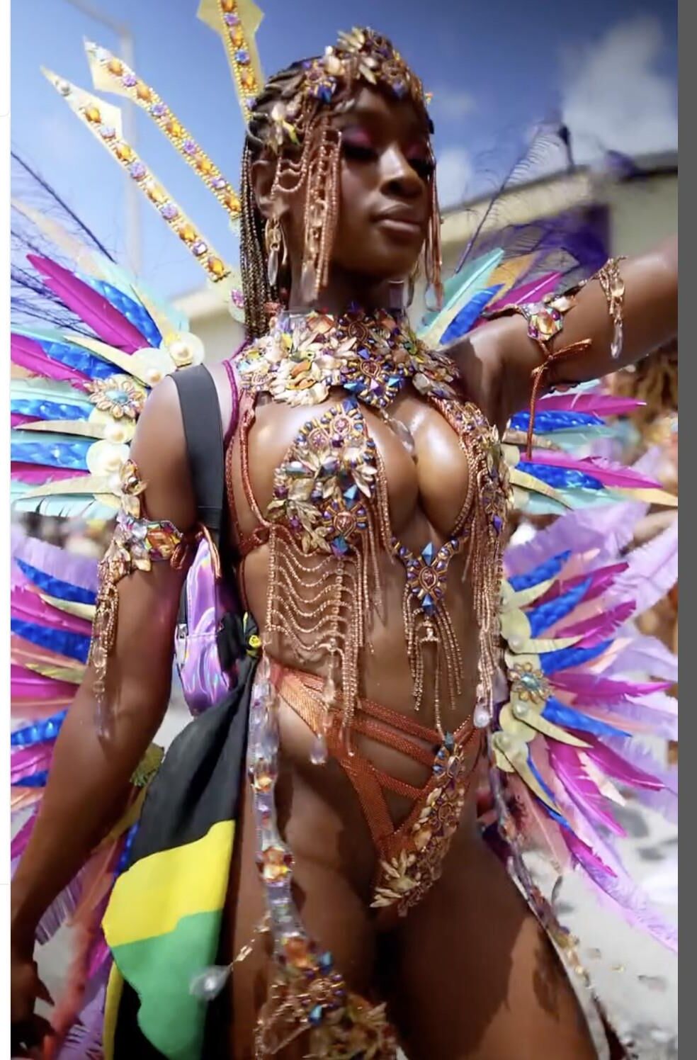 Большая сиська Bajan Girl