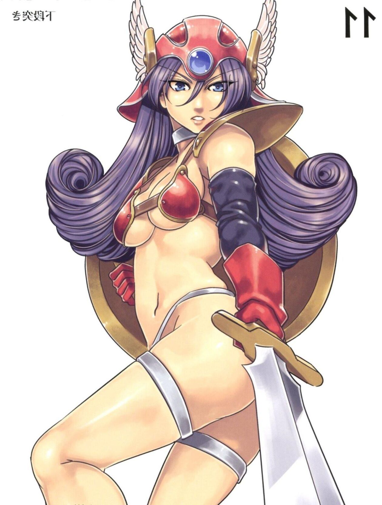 Queens Blade Book Senshi Stella Dragon Quest III