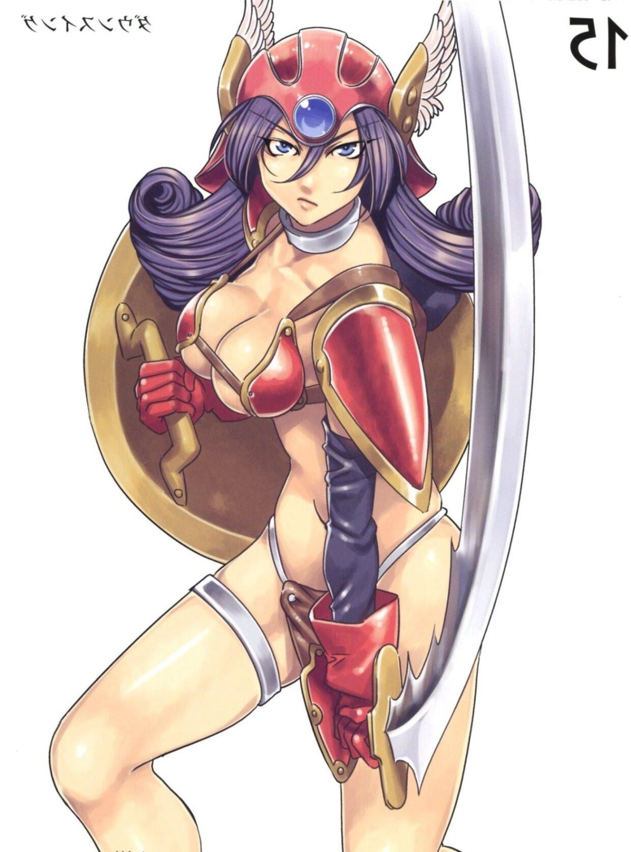 Queens Blade Book Senshi Stella Dragon Quest III