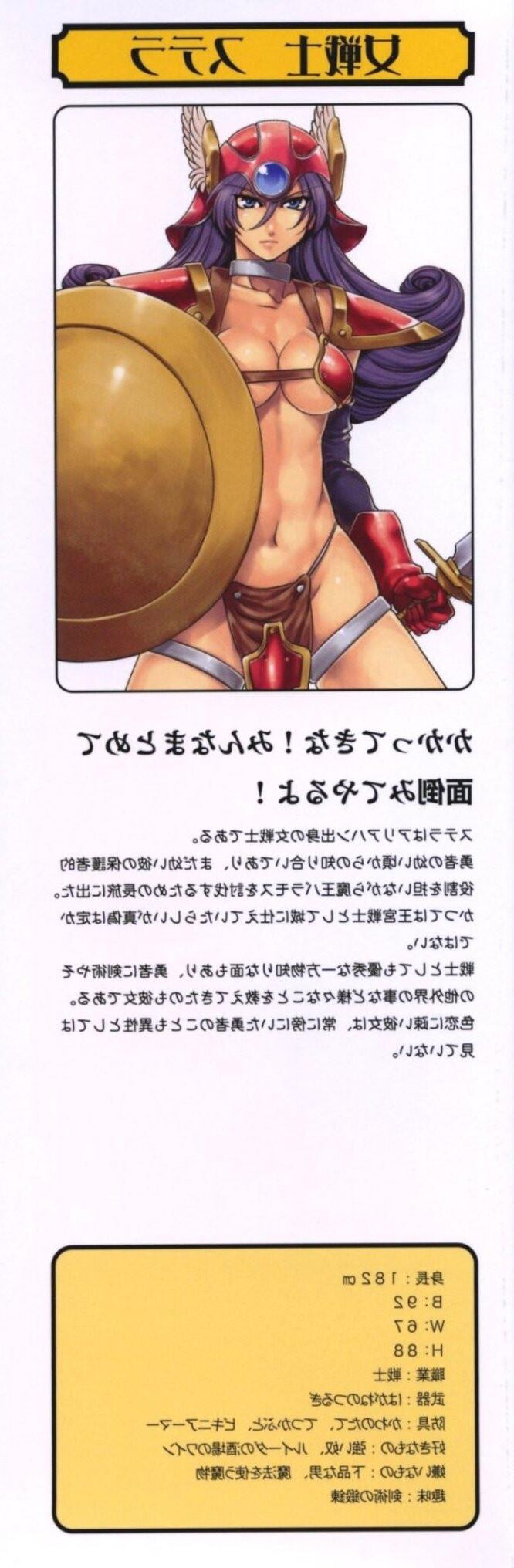 Queens Blade Book Senshi Stella Dragon Quest III