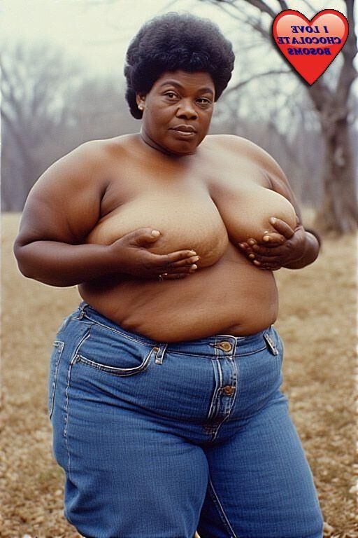Grandes dames avec des seins de chocolat