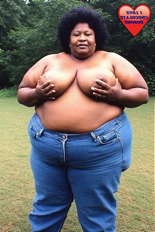 Grandes dames avec des seins de chocolat