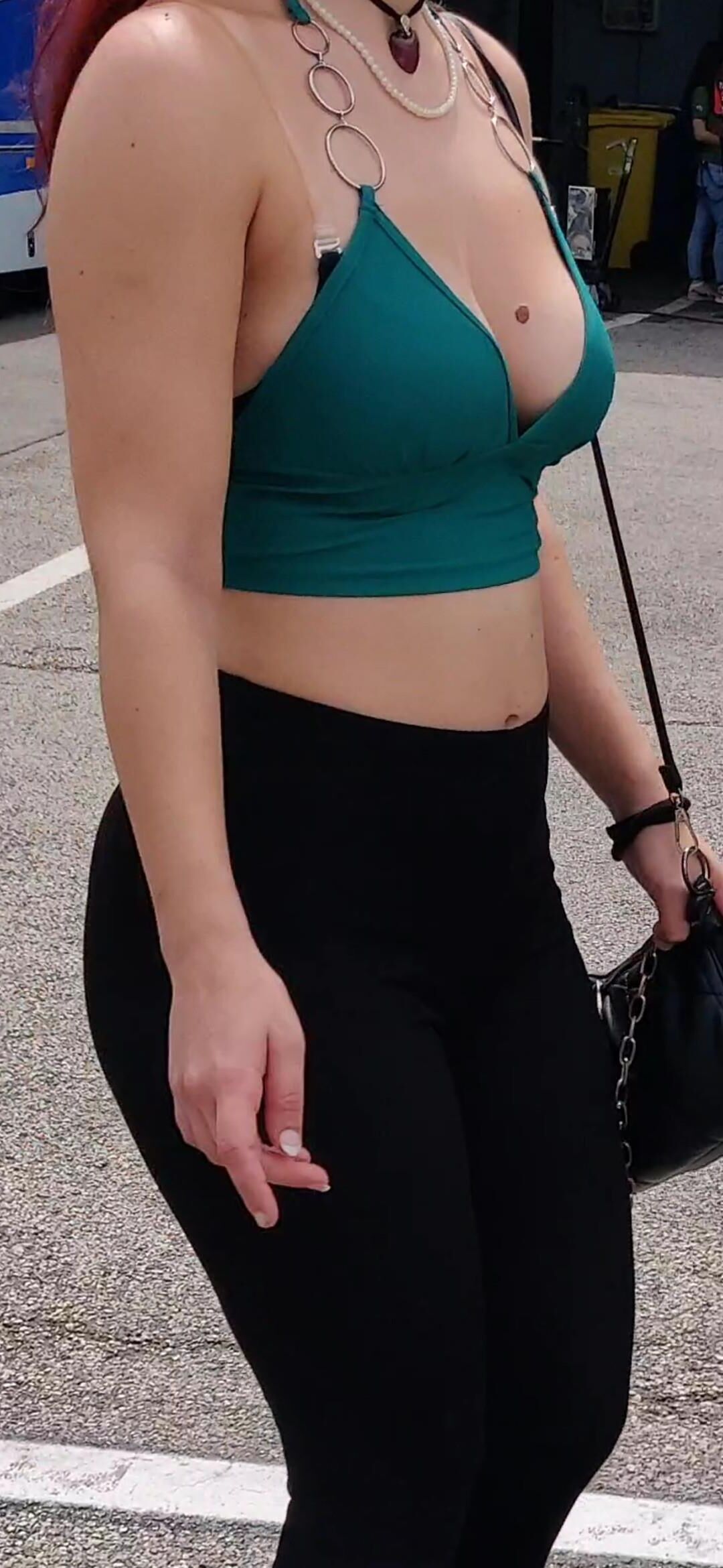 Candid lady