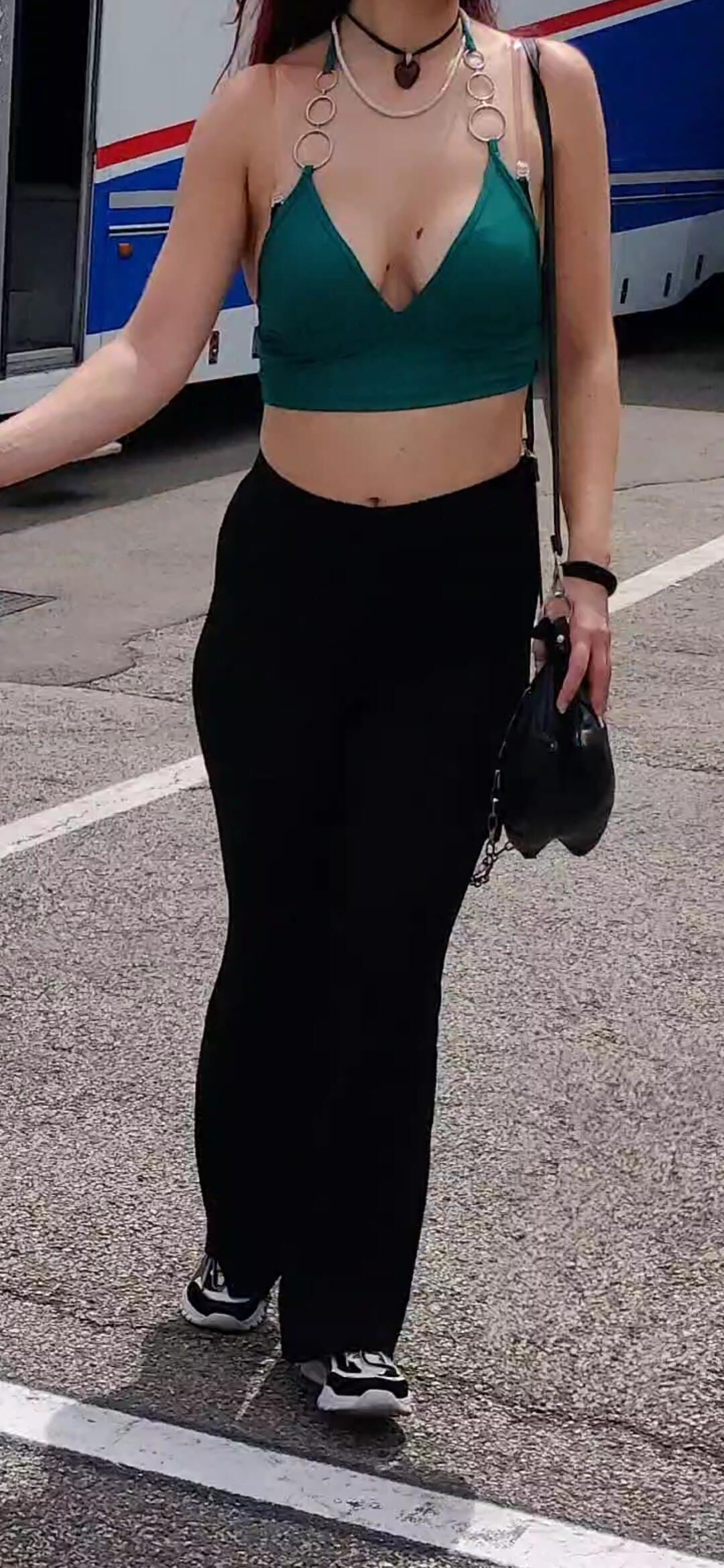Candid lady