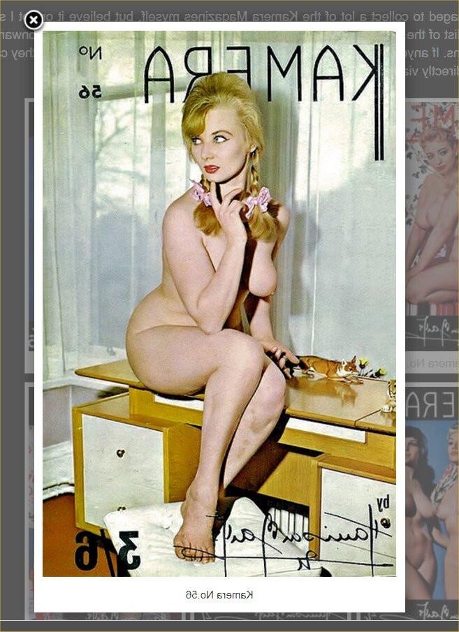 Bare girls posing in magazines 