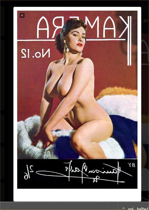 Bare girls posing in magazines 
