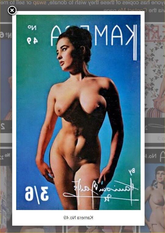 Bare girls posing in magazines 