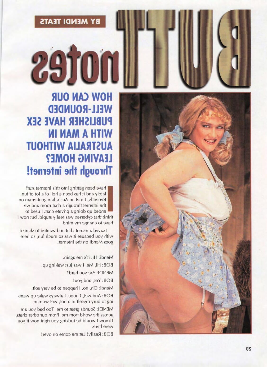 Big Butt Magazine October 