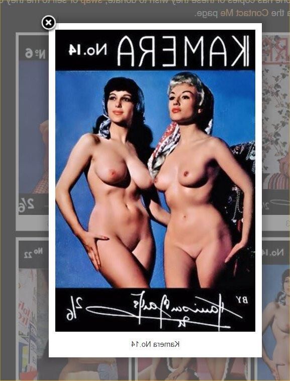 Bare girls posing in magazines 