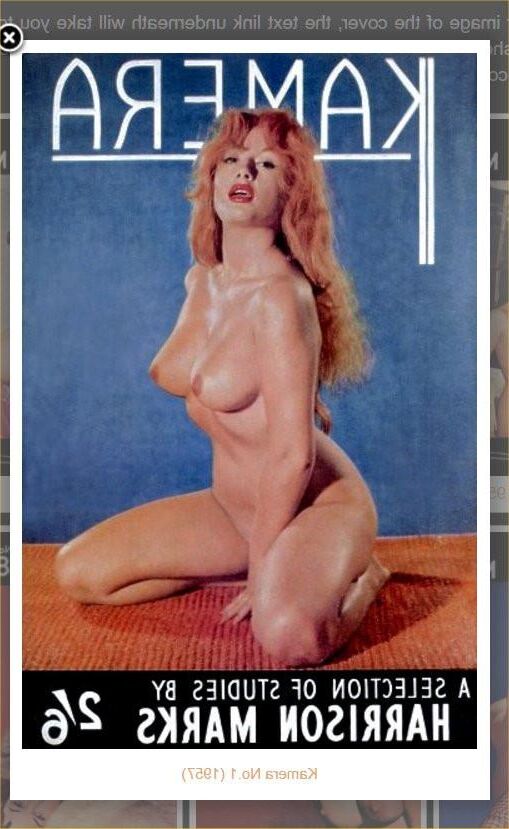 Bare girls posing in magazines 
