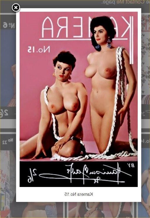 Bare girls posing in magazines 