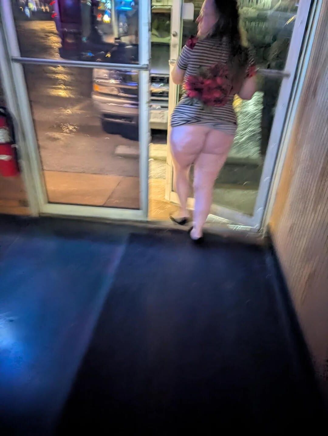 BBW exhib outdoor wife