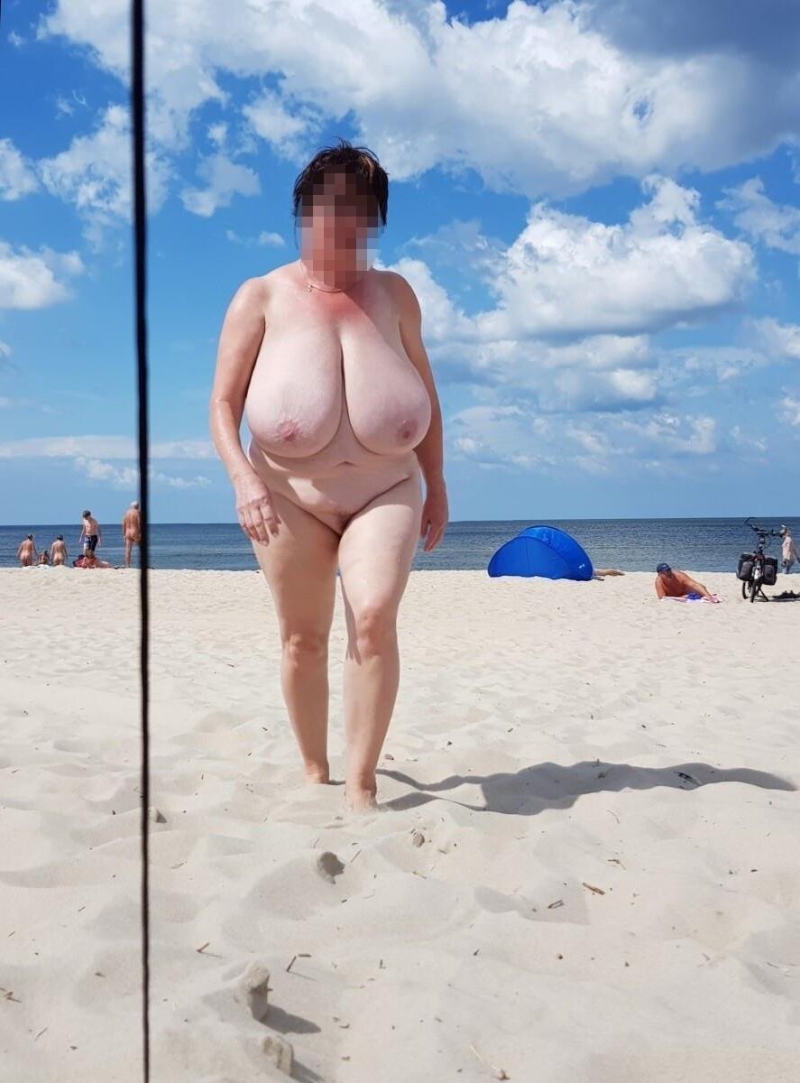 Grannies on beach
