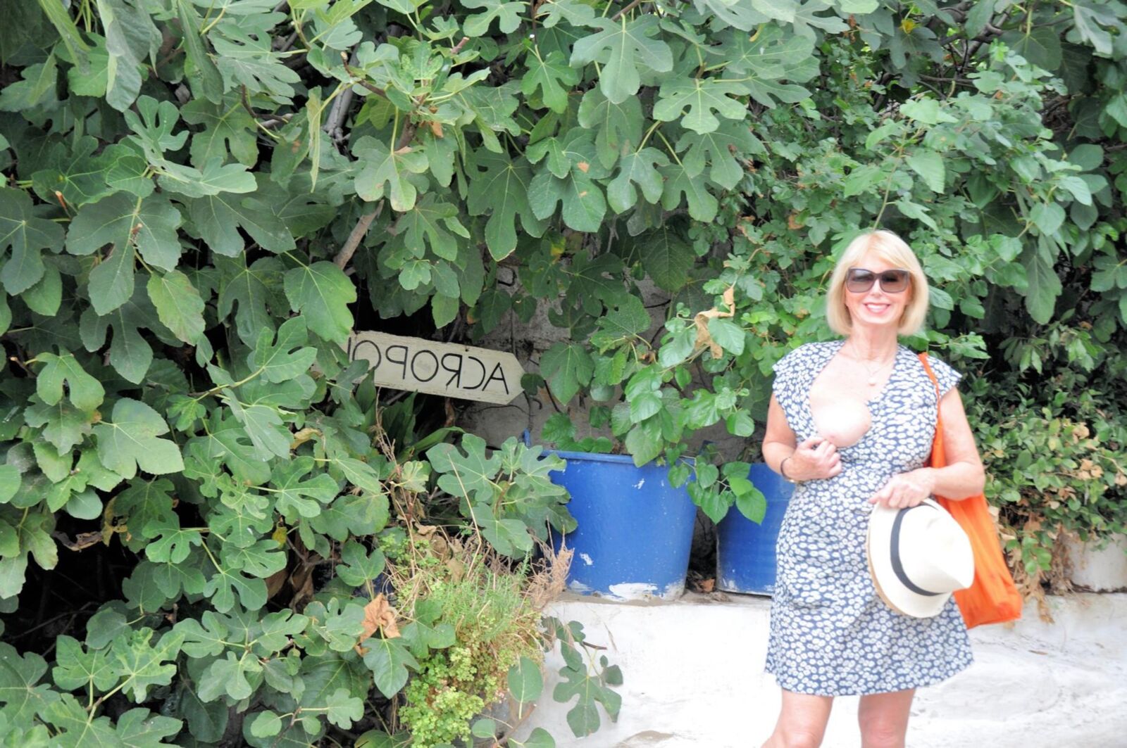 GARDENS and PARKS: LOVELY LADY DIANE nude OUTDOORS!