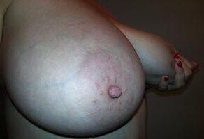 Naked Lateshay MILF tits 