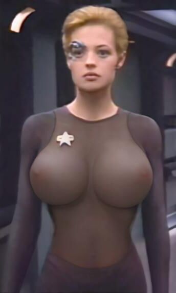 Star Trek de sete de nove edições de remasterizantes de Jeri Ryan
