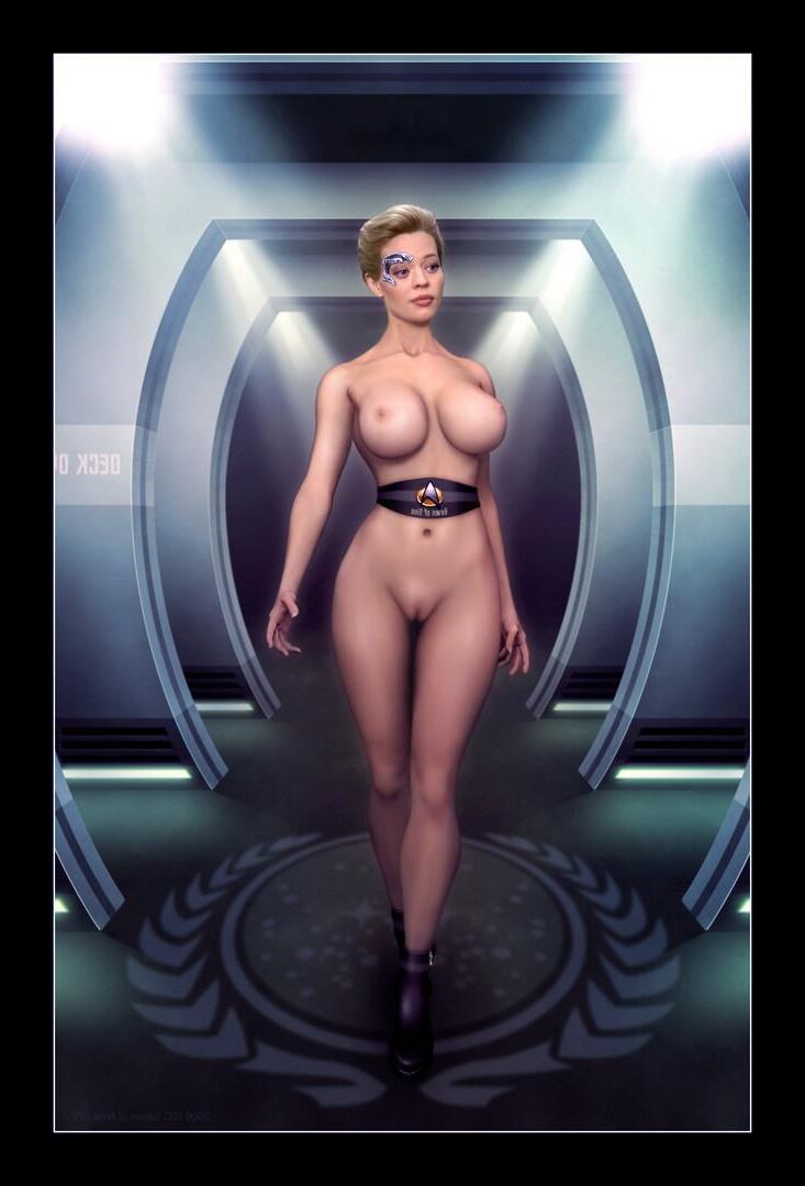 Star Trek de sete de nove edições de remasterizantes de Jeri Ryan