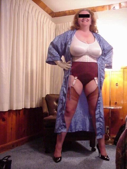Shapely mature lady